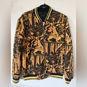 Zara JACQUARD BOMBER JACKET